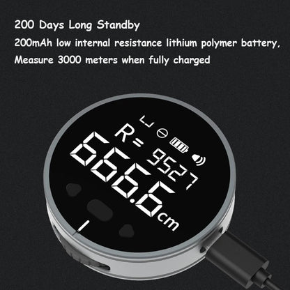 DUKA Atuman Q Electric Ruler Distance Meter Tape HD LCD Screen Ruler Tools Tape Measure Rangefinder Digital Range Finder